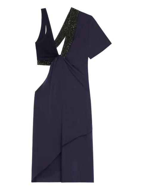 asymmetrical twist dress by COURREGES