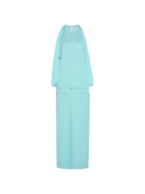 belted cut-out maxi dress by COURREGES