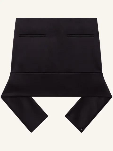 belted mini skirt by COURREGES