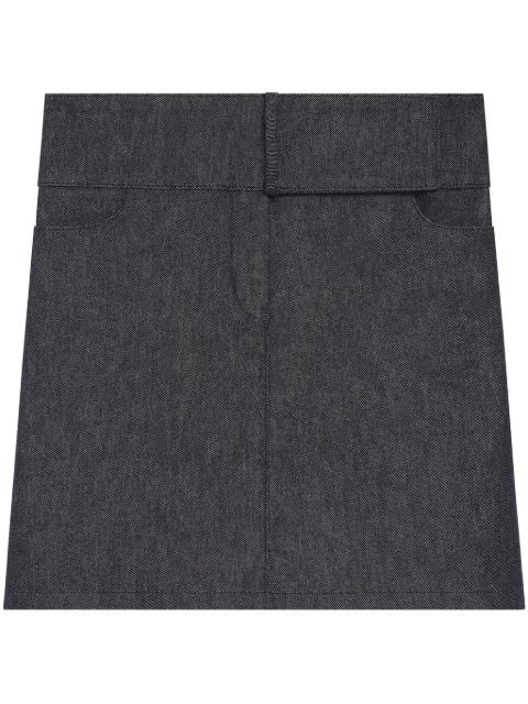 belted mini skirt by COURREGES