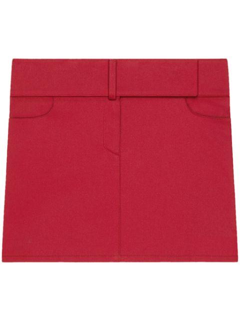 belted mini skirt by COURREGES