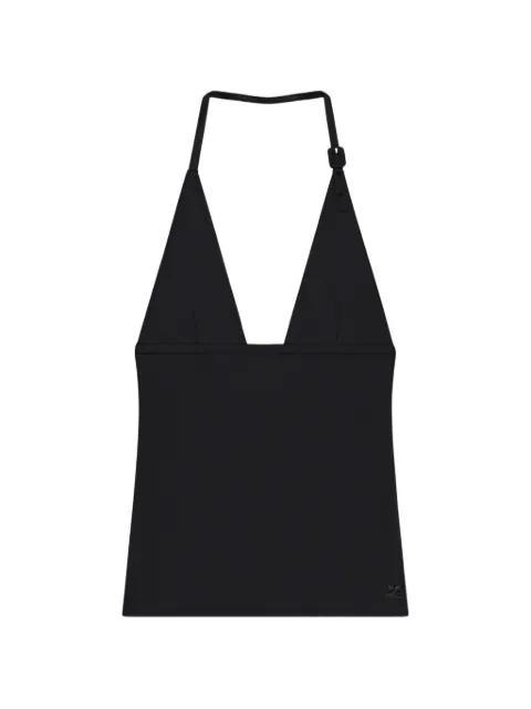 bikini-style jersey top by COURREGES