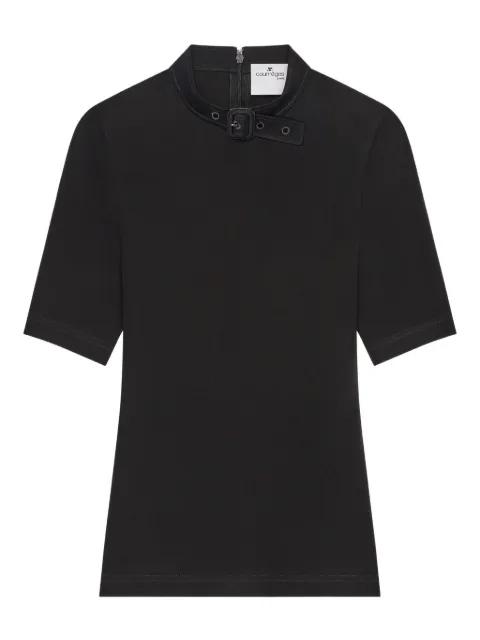 buckle T-shirt by COURREGES