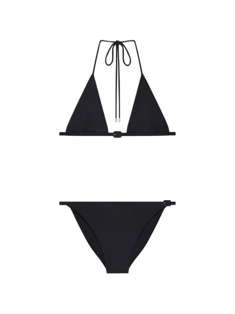 buckle-detail bikini by COURREGES