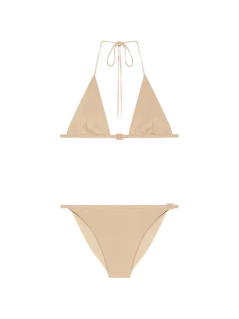 buckle-detail bikini by COURREGES