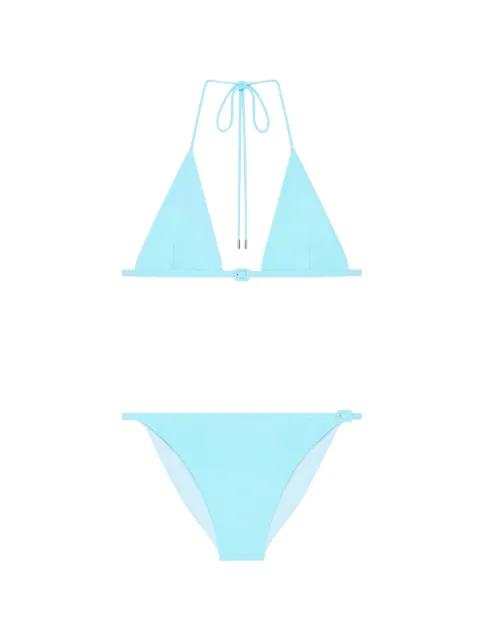buckle-detail bikini set by COURREGES
