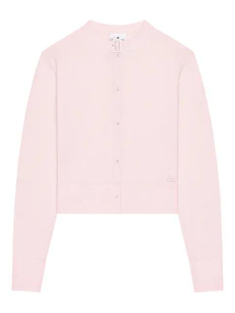 buckle-detail cardigan by COURREGES