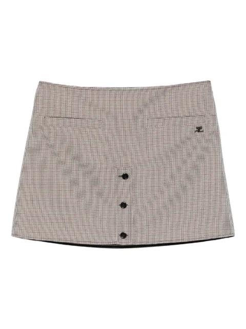 button paid skirt by COURREGES