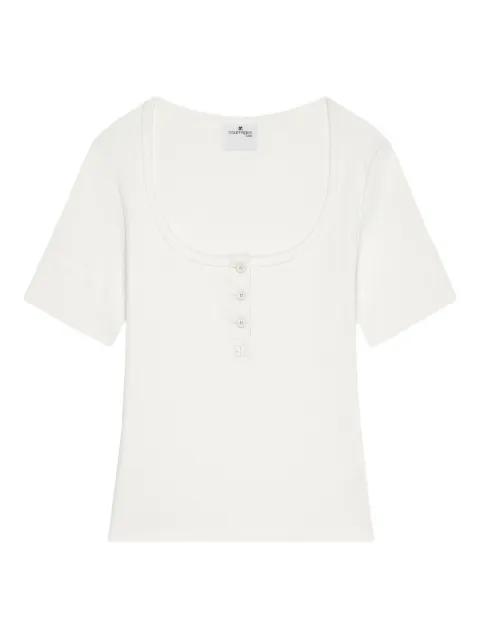 buttoned T-shirt by COURREGES