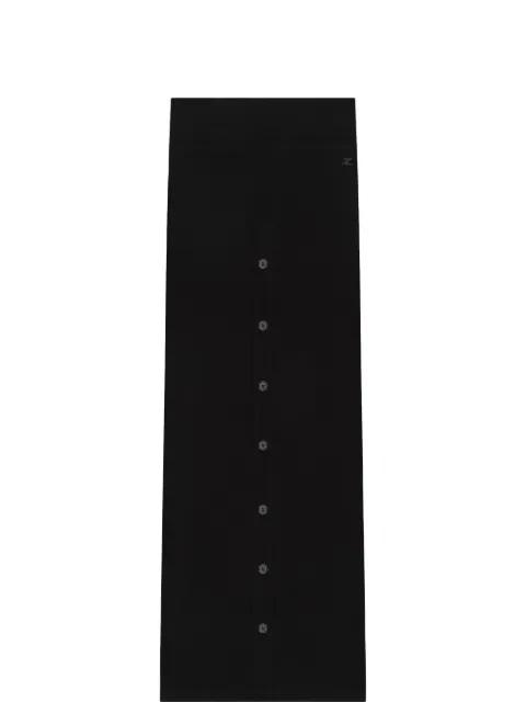 buttoned long skirt by COURREGES