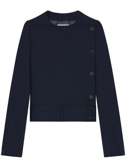 buttoned tailored jacket by COURREGES