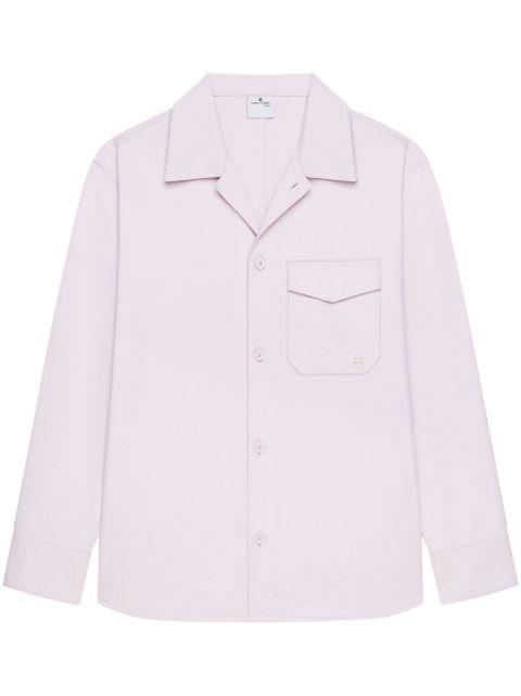 chest-pocket shirt by COURREGES