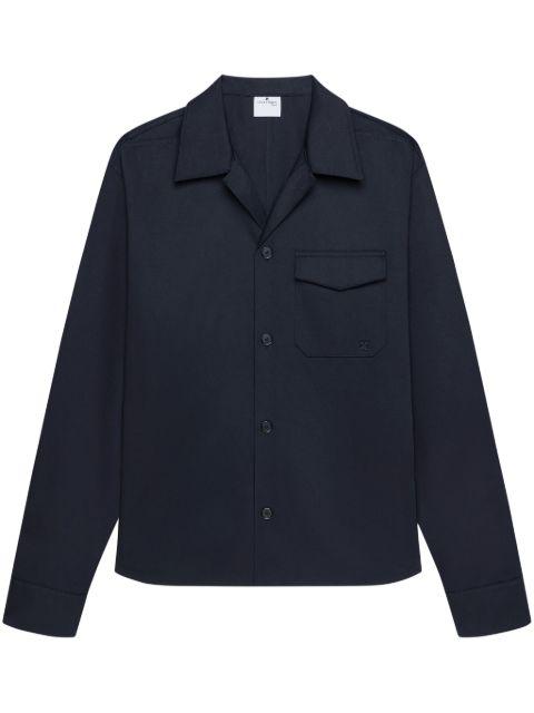 chest-pocket shirt by COURREGES