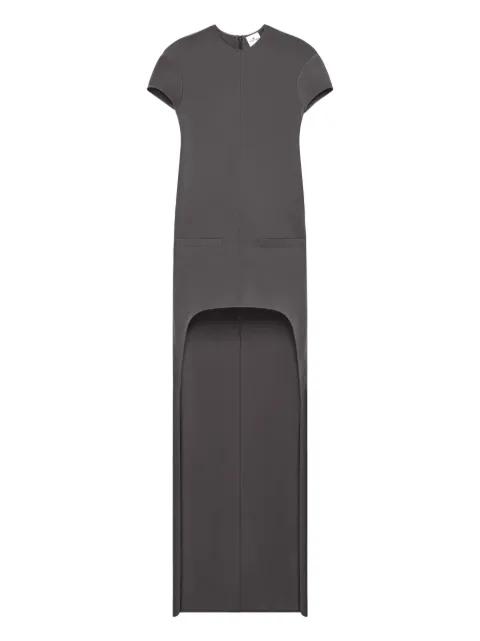 circle-edged maxi dress by COURREGES
