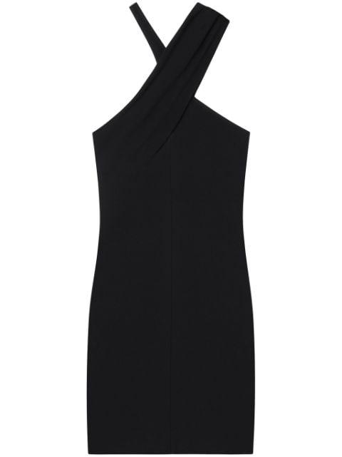 criss-cross jersey mini dress by COURREGES
