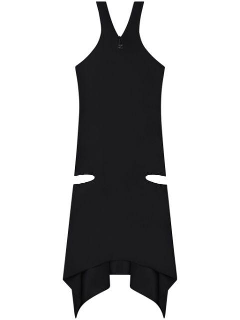 criss-cross jersey mini dress by COURREGES