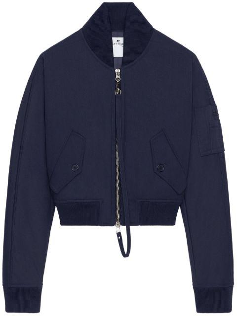 cropped bomber jacket by COURREGES