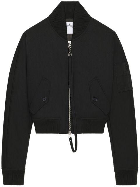 cropped bomber jacket by COURREGES
