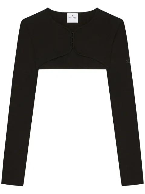cropped cardigan by COURREGES