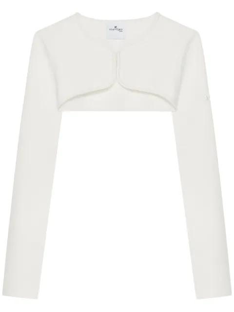 cropped cardigan by COURREGES