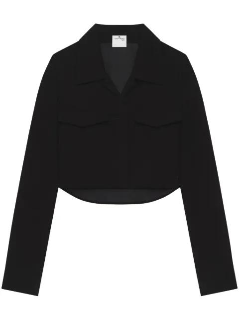 cropped cotton shirt by COURREGES