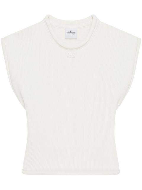 cropped sweater by COURREGES