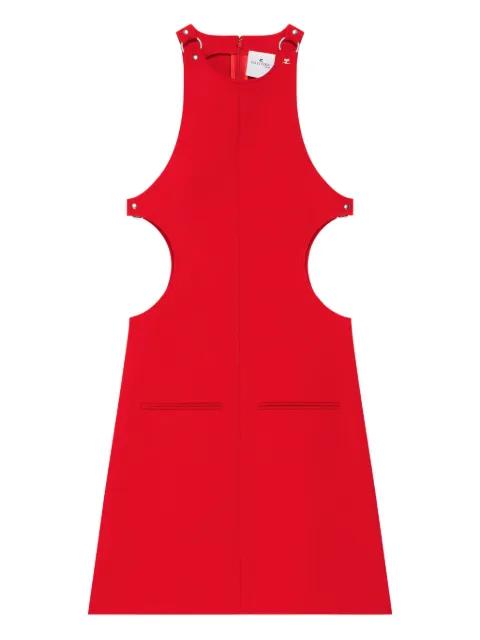 cut-out detail sleeveless dress by COURREGES
