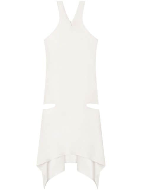 cut-out jersey mini dress by COURREGES