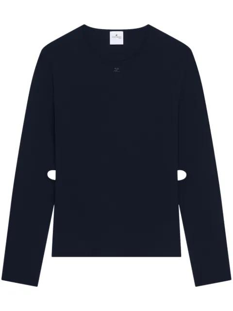 cut-out knit sweater by COURREGES