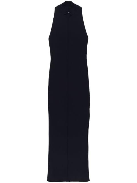 cut-out ribbed midi dress by COURREGES