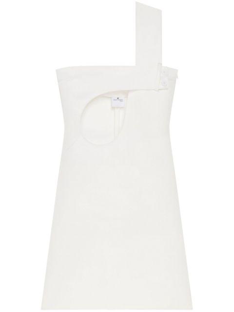 cut-out satin dress by COURREGES