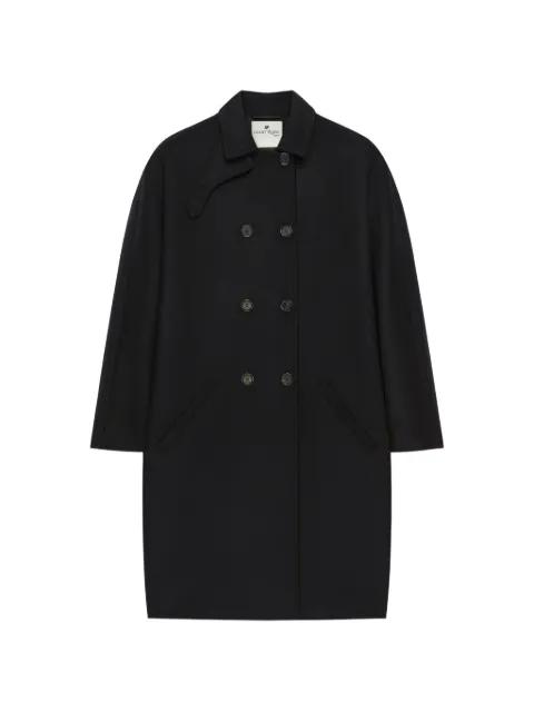double-breasted oversized coat by COURREGES