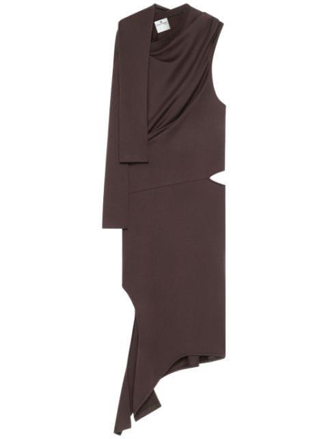 draped cut-out dress by COURREGES