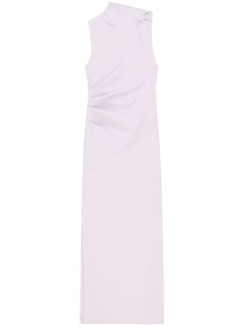 draped maxi dress by COURREGES