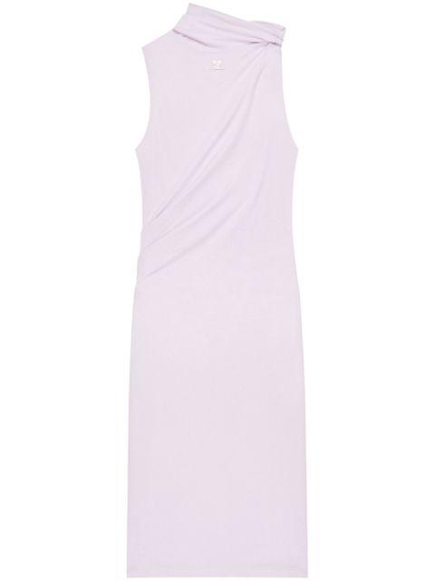 draped mini dress by COURREGES