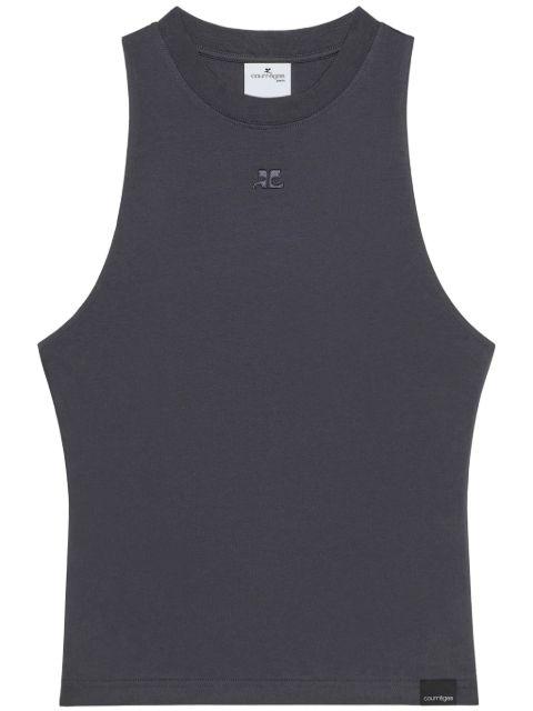 drop-armholes tank top by COURREGES