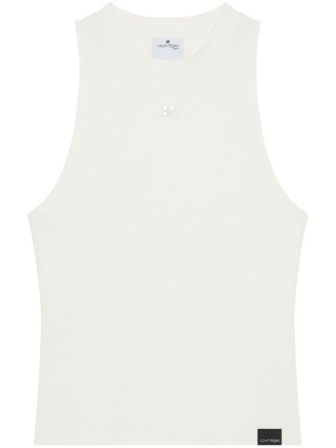 fitted tank top by COURREGES