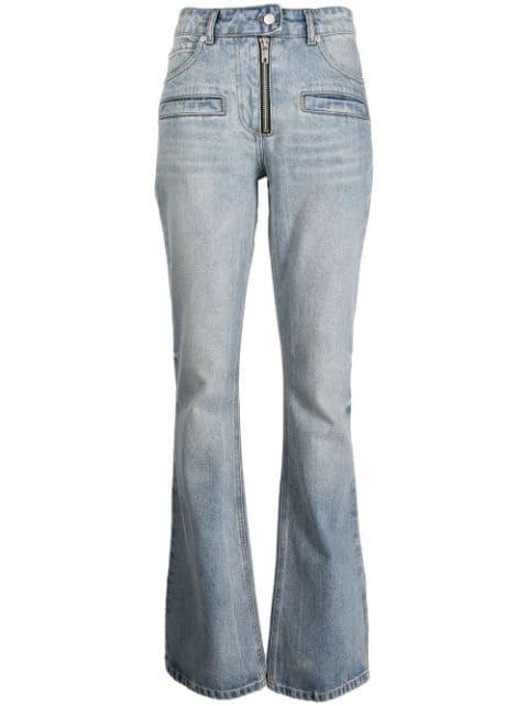 flared jeans by COURREGES