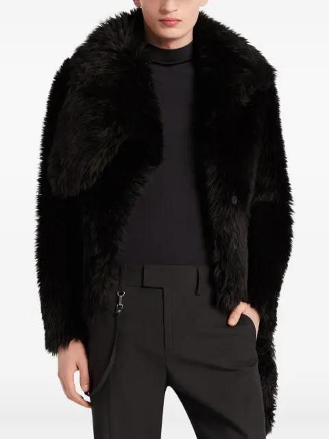fluffy cropped jacket by COURREGES