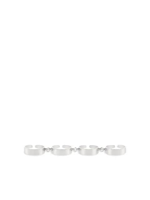 four-finger articulated ring by COURREGES