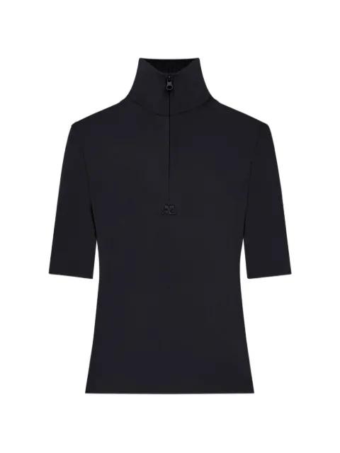 half-zip top by COURREGES