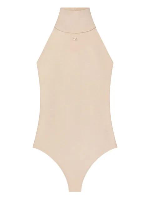 halter-neck jersey bodysuit by COURREGES