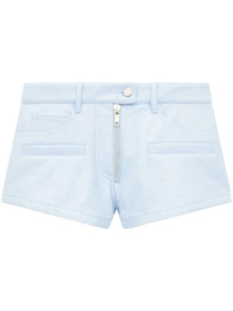 heritage vinyl shorts by COURREGES