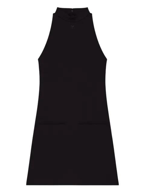 high-neck sleeveless dress by COURREGES