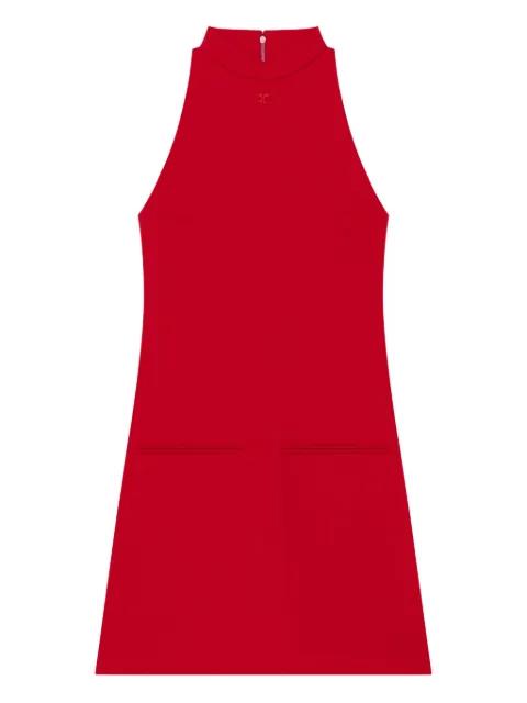 high-neck sleeveless dress by COURREGES