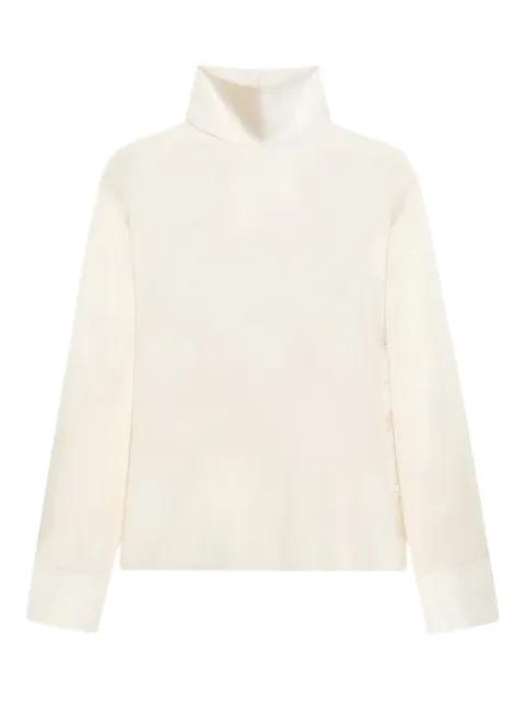 high-neck top by COURREGES
