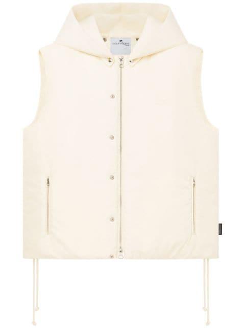 hoodied padded gilet by COURREGES