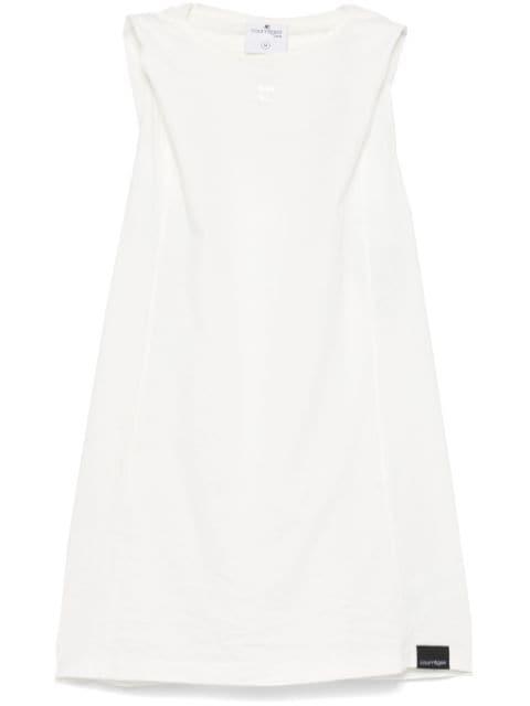 hoodied tank top by COURREGES
