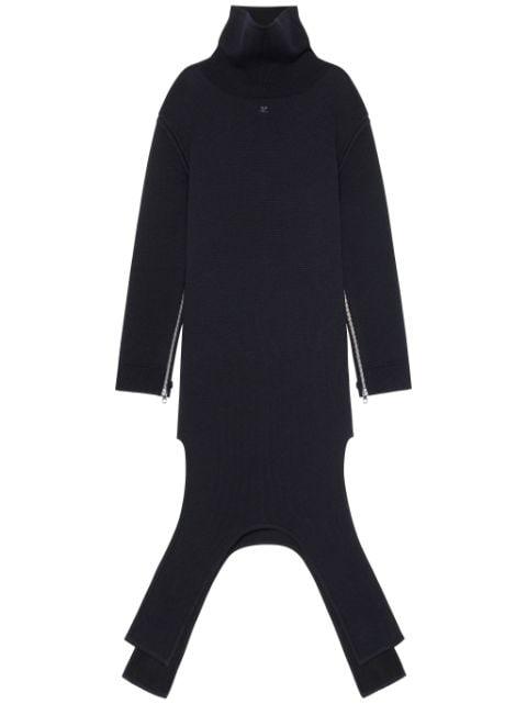 knit maxi dress by COURREGES