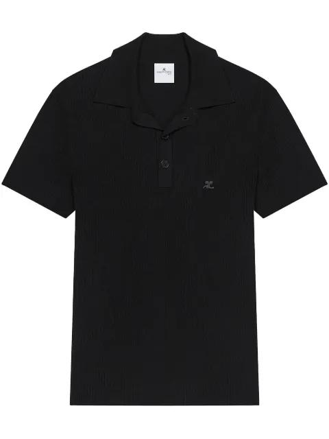 knitted polo shirt by COURREGES